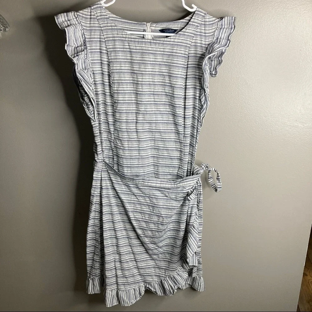 Lucky Brand Blue and White Dress - Picture 3 of 5